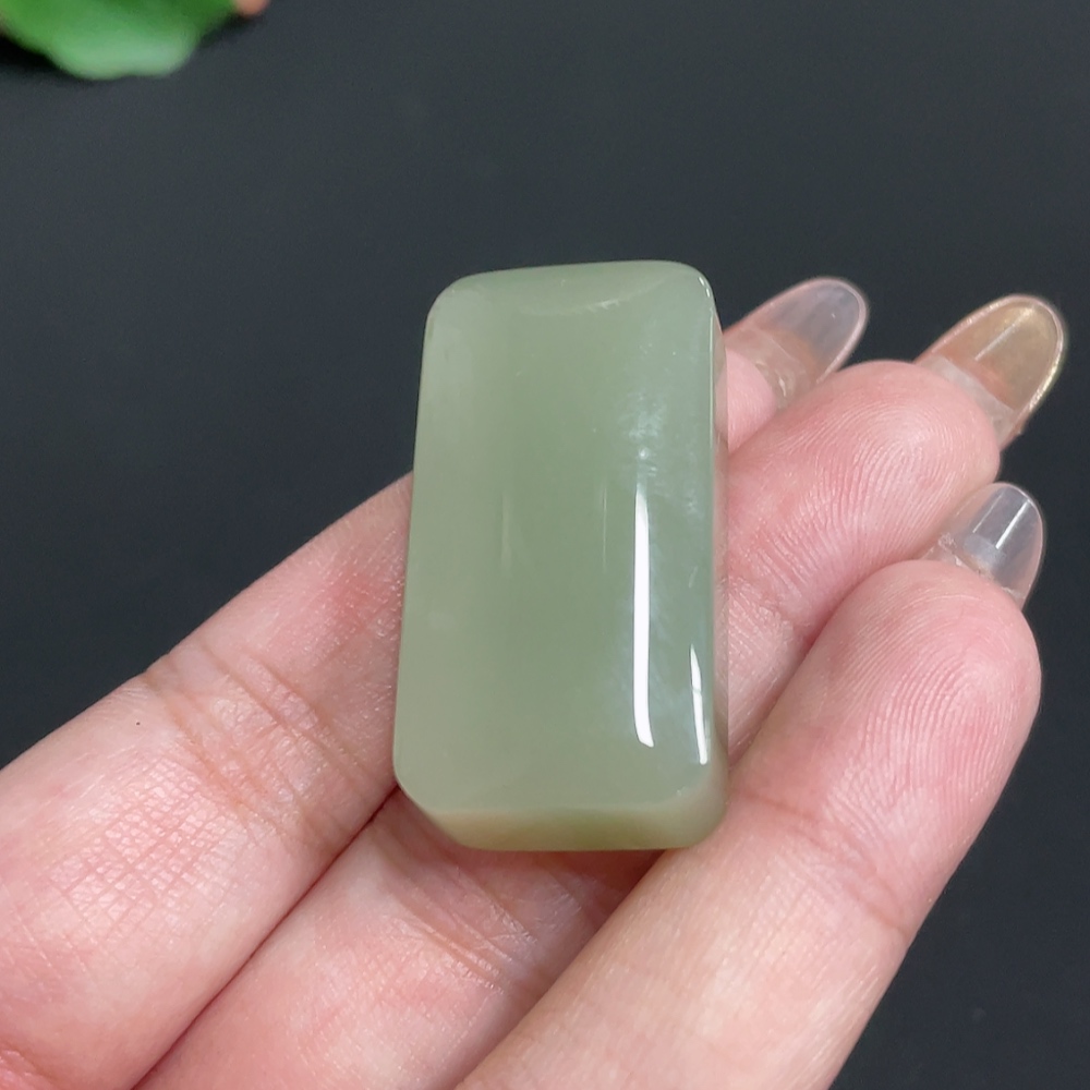 H32767168 Hetian Jade Pendant Plain Pendant Total Weight About 22.1g
