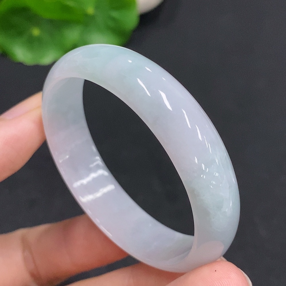 F33830711 Jadeite Round Bracelet Total Weight About 22g Size 46.6