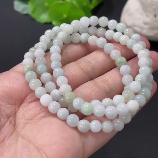 F31631580 Jadeite Bead Bracelet Approx. 5.9mm