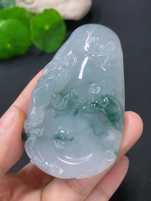 F30462432 JadeitePendant Golden Toad Total Weight Approx. 50.36g