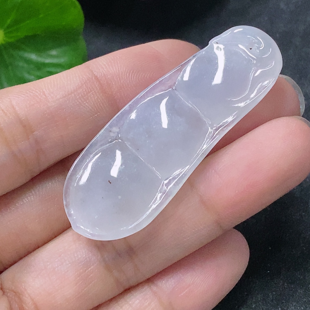 F34954892 Jadeite Pendant Lucky Bean Total Weight Approx. 9.12g