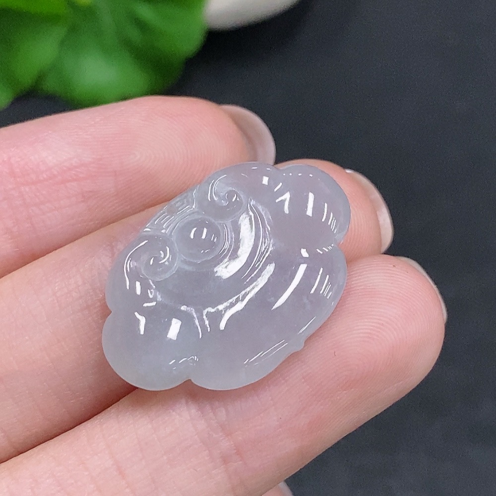 F34034308 Jadeite Ruyi Pendant Total Weight Approx.4.1g