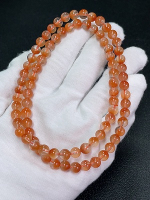 C41826645 Crystal Bead Strand Approximately 6.6mm Total Weight About 32.87g Color Origin Undetermined