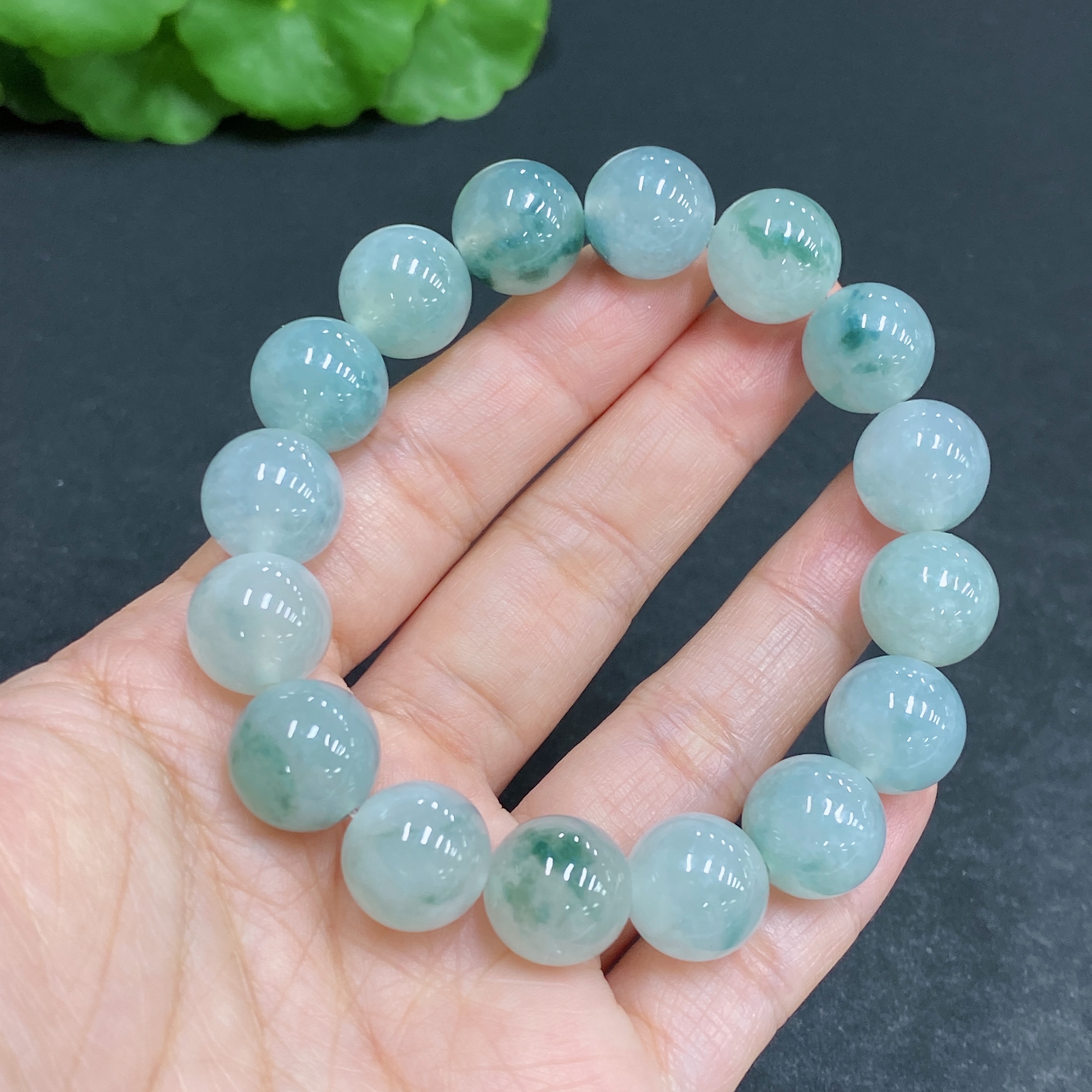 F33939200 Jadeite Bracelet Approx.12mm Total Weight Approx.54g