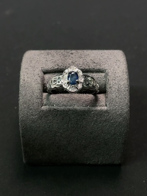 C23576007 Sapphire Ring Total Weight Approx.1.77g Non-Gold Setting