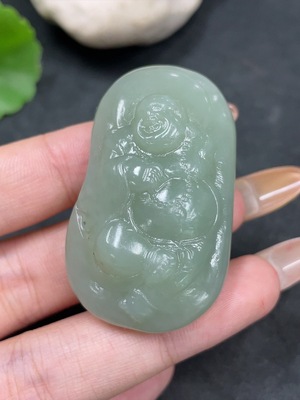 H32823659 Hetian Jade Pendant Buddha Total Weight Approx. 32.9g