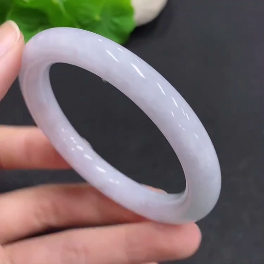 F33876831 Jadeite Round Bangle, Total Weight Approx. 47.7g, Size 55