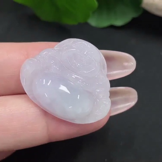 F34068820 Jadeite Buddha Pendant, Total Weight Approximately 5.1g