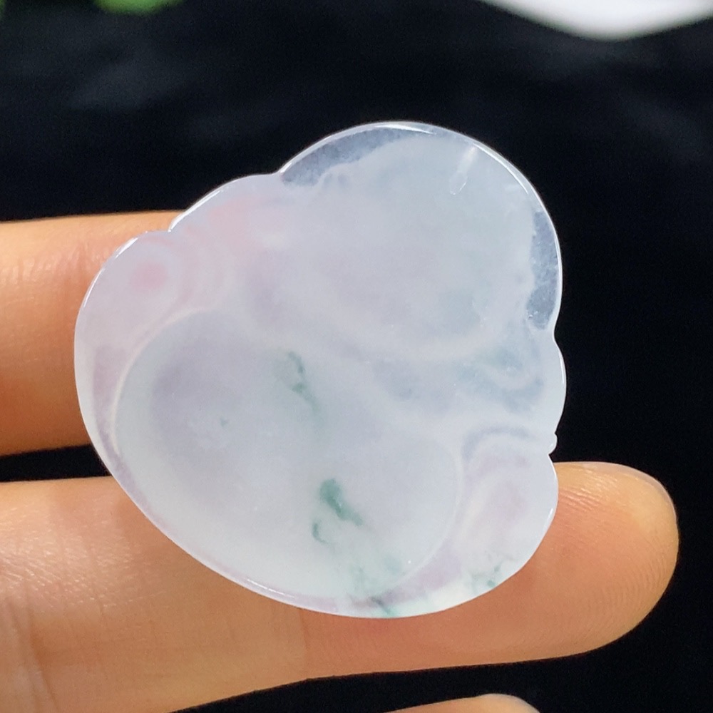 F34975040 Jadeite Buddha Pendant Total Weight Approx. 9.54g