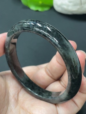 F29354084 Jadeite Round Bangle Total Weight Approx. 41.7g Size 55.7