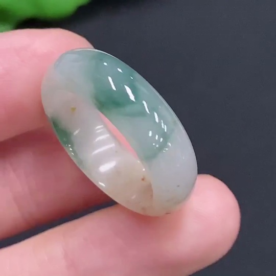 F32739813 Jadeite Ring Total Weight Approx. 4.2g Size 19