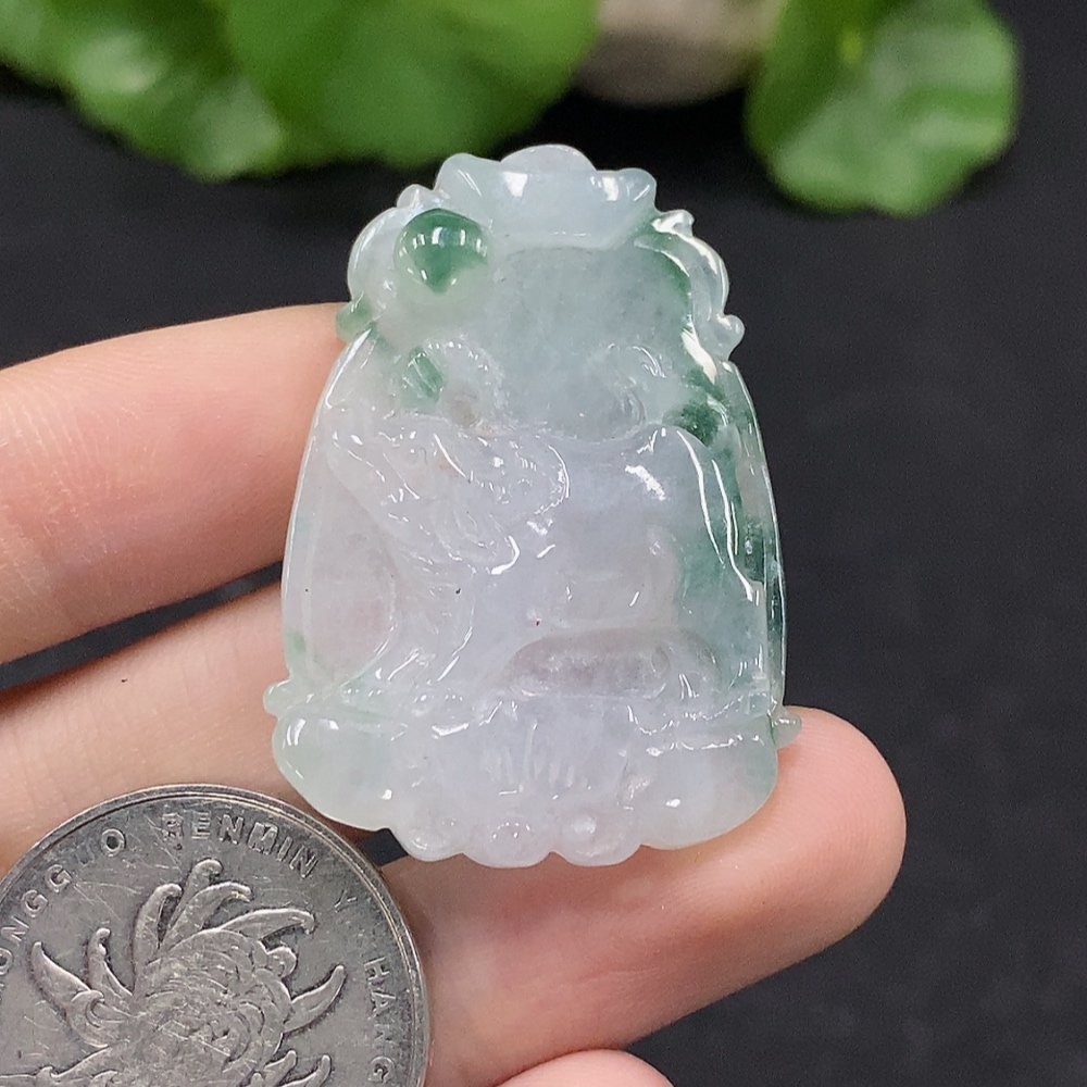 F34029315 Jadeite Pendant Total Weight Approx. 10.28g