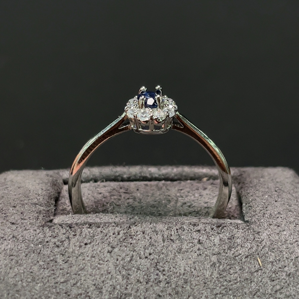 C23576489 Sapphire Ring, Total Weight Approx. 1.21g, Non-Gold Setting