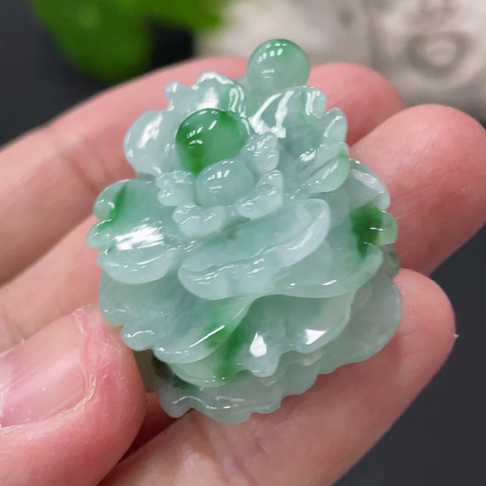 F34019098 Jadeite Harmony and Beauty Hand Tablet