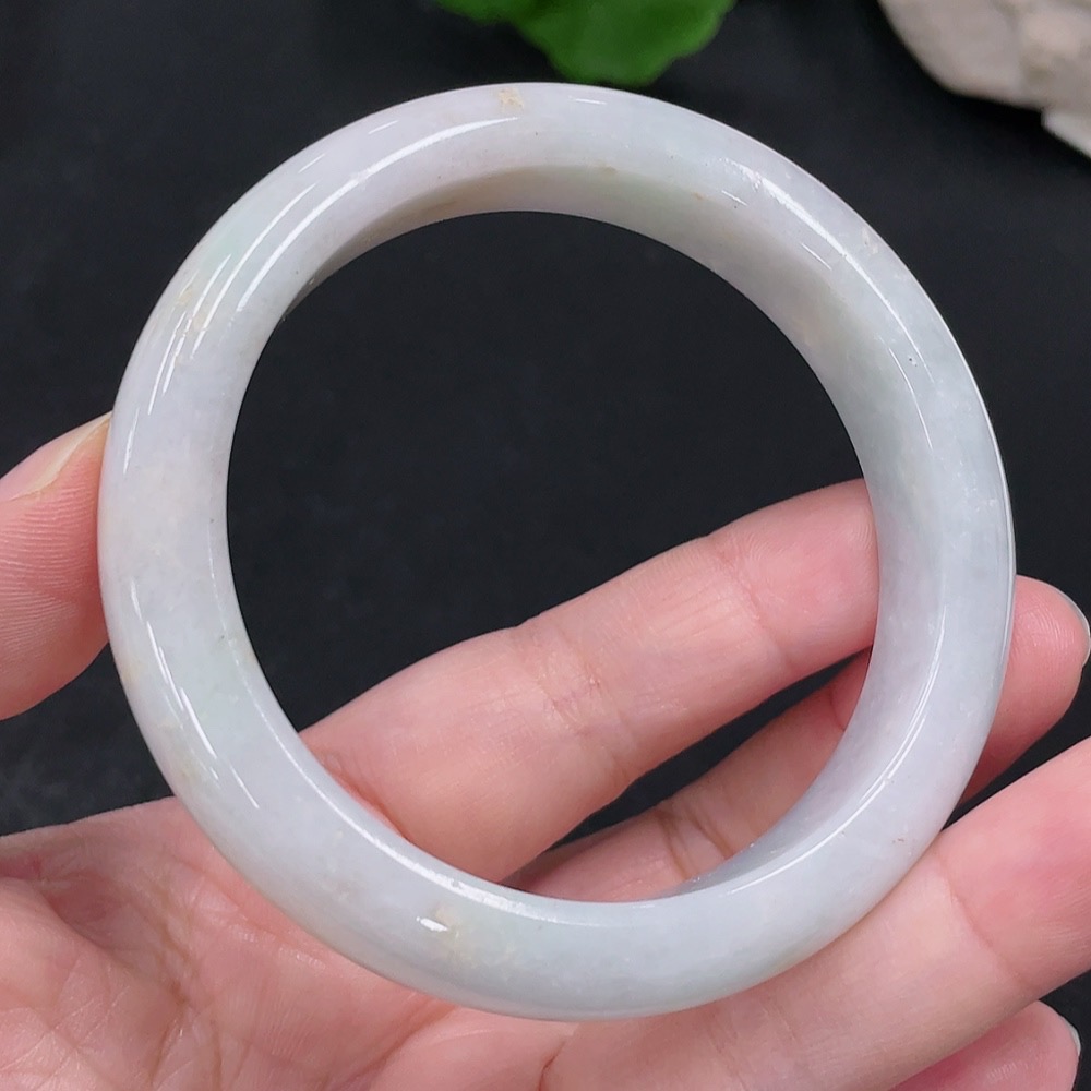 F29344788 Jadeite Round Bangle, Size 56, Total Weight Approx. 58.6g