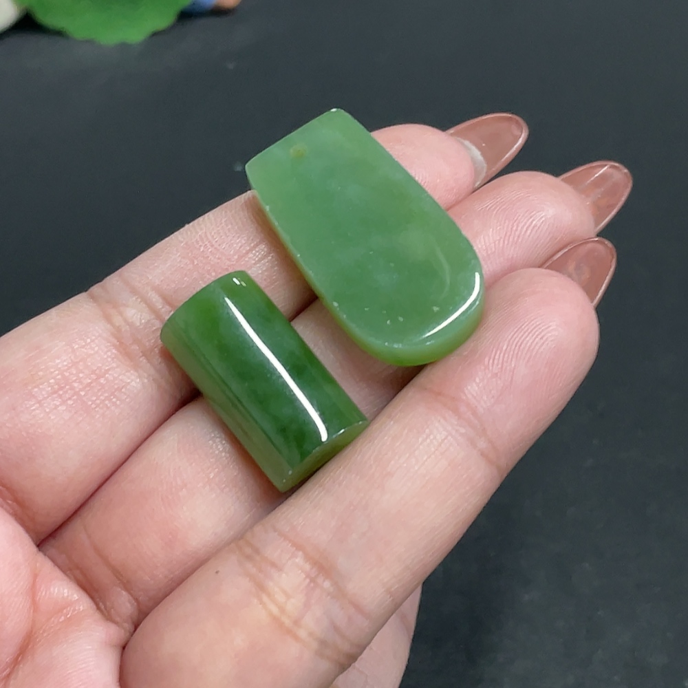 H34011268 Hetian Jade Jasper Inlaid Pendant, Total Weight Approx. 11.7g