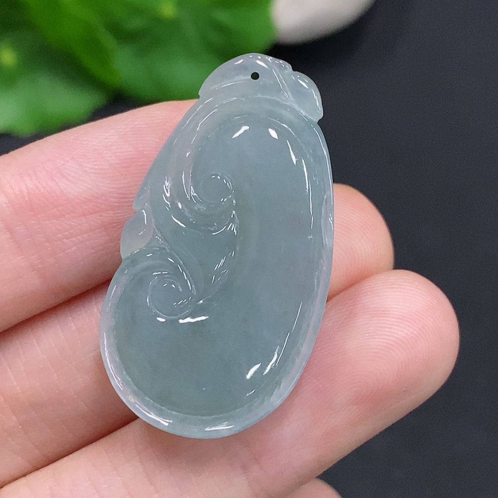 F32757208 JadeiteRuyi Pendant, Total Weight Approx. 8.8g