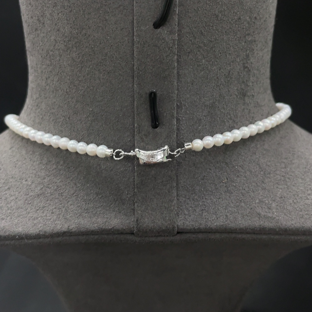C20286806 Pearl Necklace Non-Gold Setting Total Weight Approx. 9.47g Size Approx. 4.0mm