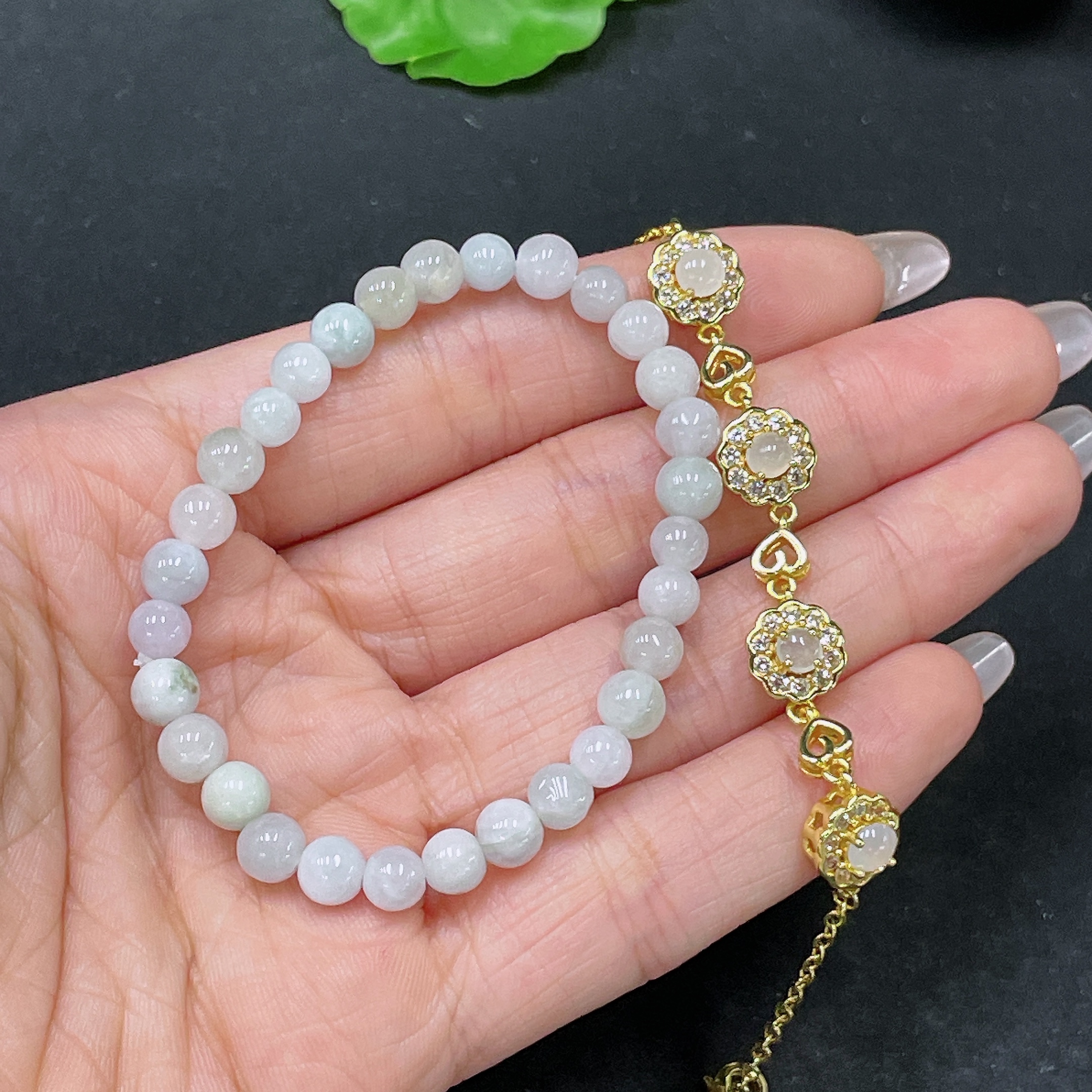 F35139061 Jadeite Bracelet + Beads Sell as a Lot