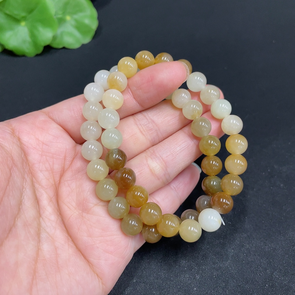 H34036902 Hetian Jade Bracelet, Approx. 7.7/7.6mm, Total Weight Approx. 33.6g
