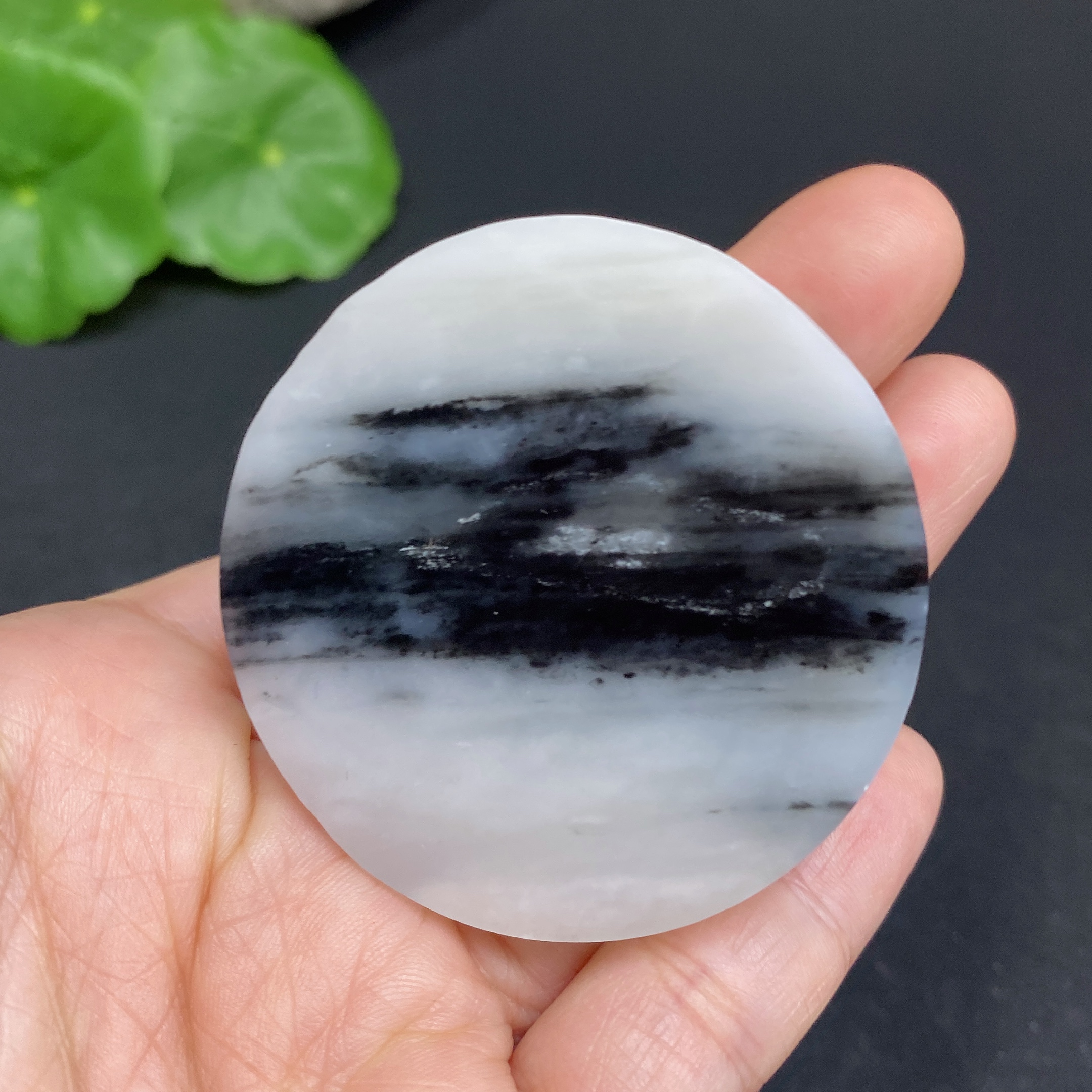 H32812515 Hetian Jade Pendant Plain Pendant Total Weight About 36g