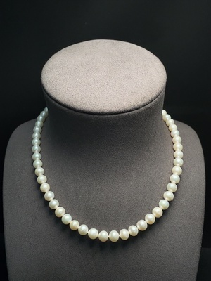 C35095984 Pearl Necklace Non-Gold Total Weight Approx. 30.40g Size About 7.6mm