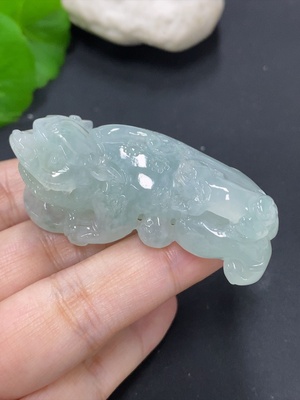 F42956163 翡翠貔貅挂件 货品总重约49克