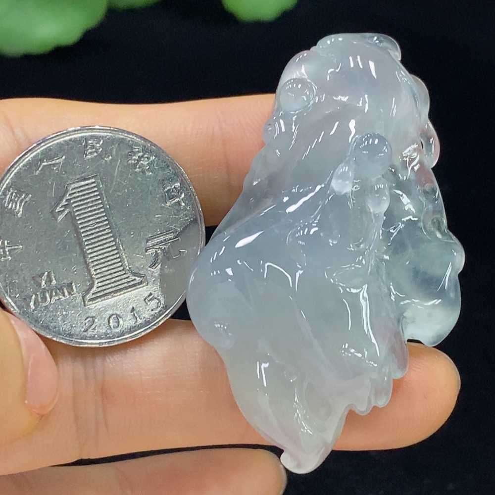 F35094727 Jadeite Formless Pendant Total Weight Approx. 22.95g