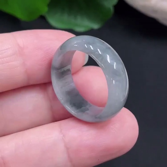 F30526607 Jadeite Ring Size 17 Total Weight Approx. 3.6g