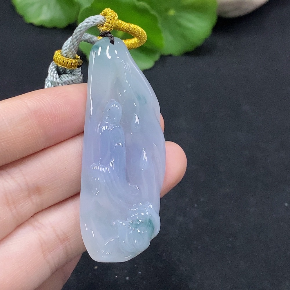 F34028706 Jadeite Enlightenment Pendant Total Weight Approx.16.46g