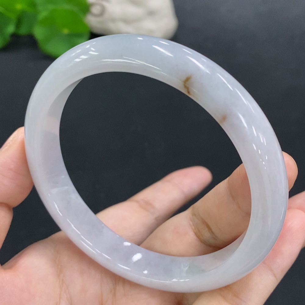 F31622227 Jadeite Round Bangle Size 66 Total Weight Approximately 63.2g
