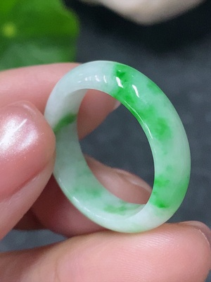F34010138 Jadeite Ring Size 17.5 Total Weight Approx. 3.12g