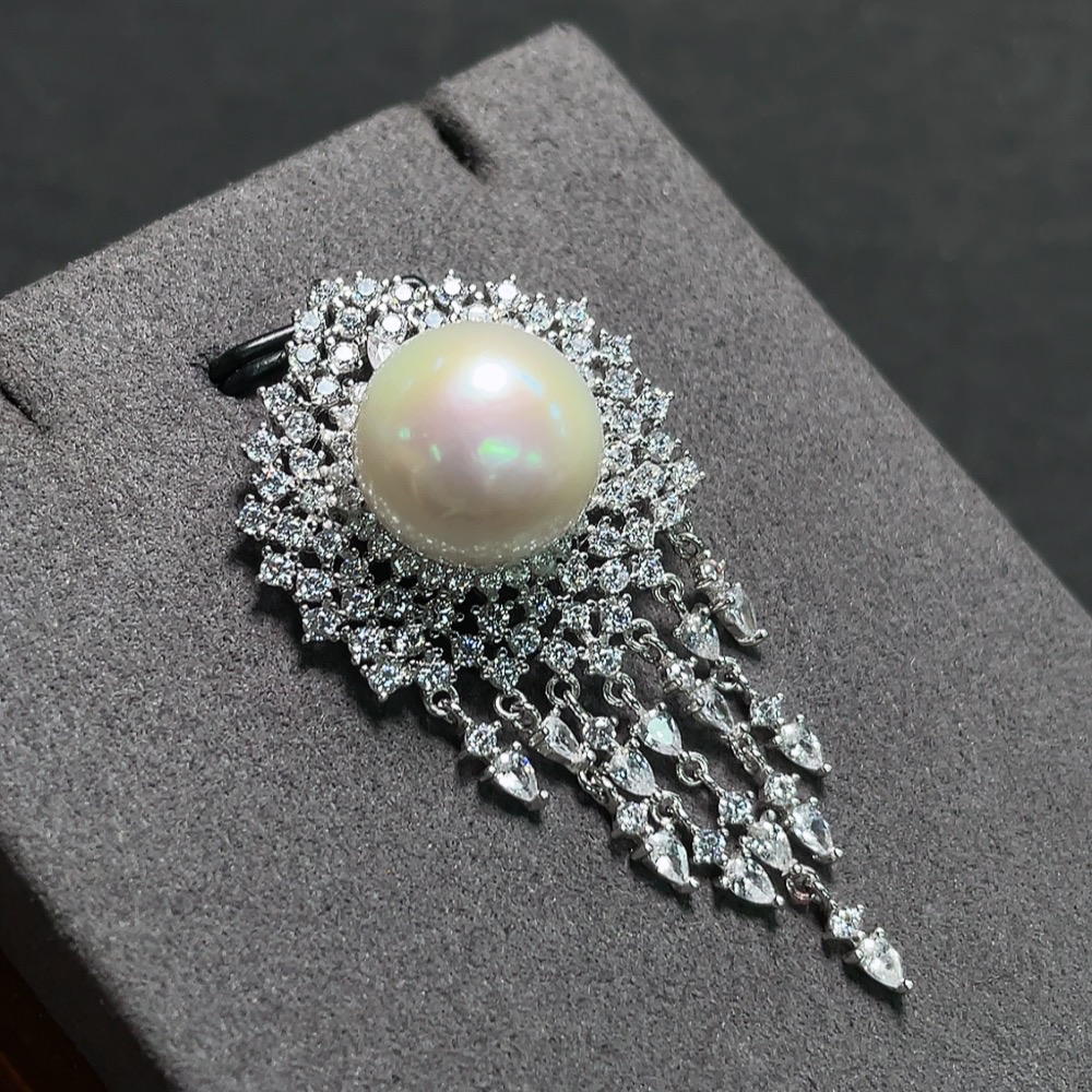 C29385038 Pearl Pendant Non-Gold Setting Total Weight Approx. 8.2g Size About 13.3mm