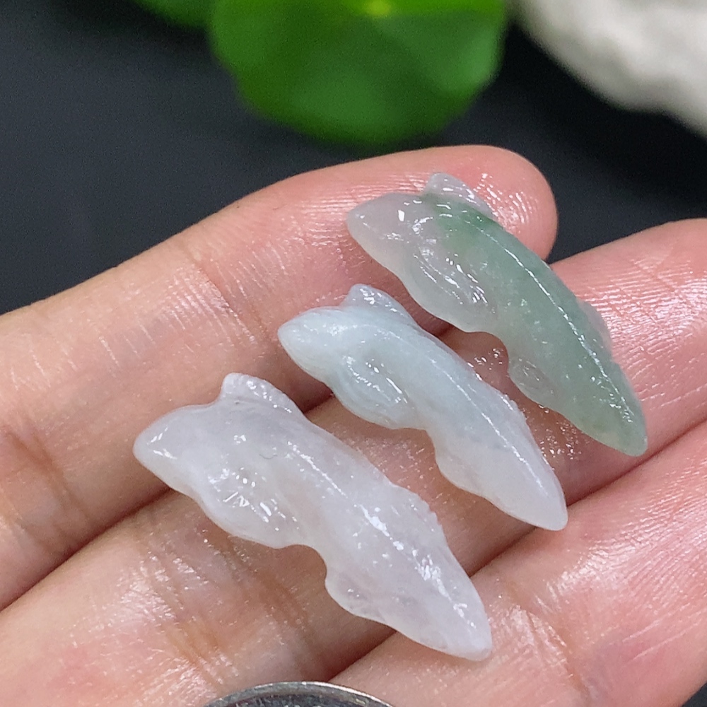 F26006153 Unset Jadeite Inlaid Pieces (Bulk Sale)