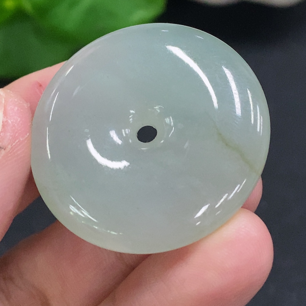 F32801262 Jadeite Safety Buckle Total Weight About 16g