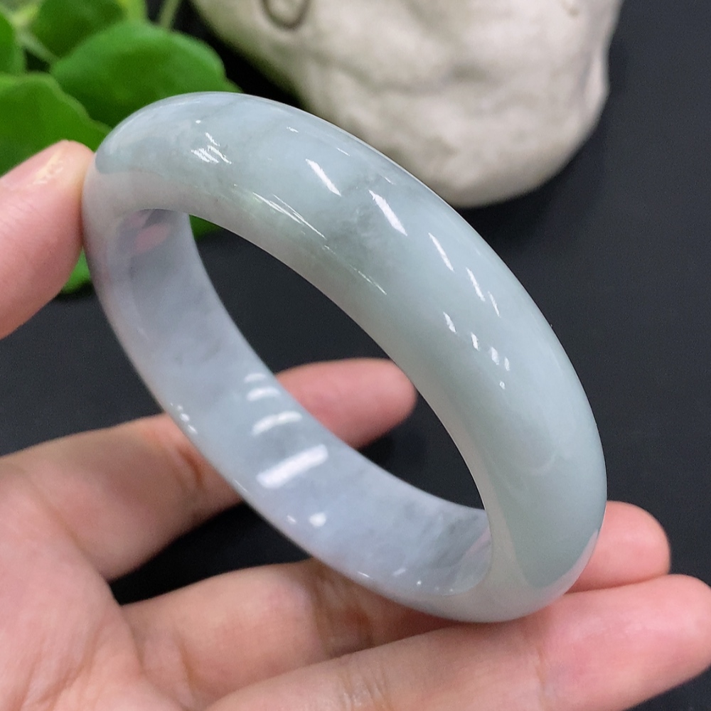 F31595830 Jadeite Regular Bangle Size 54.5 Total Weight Approx.65g