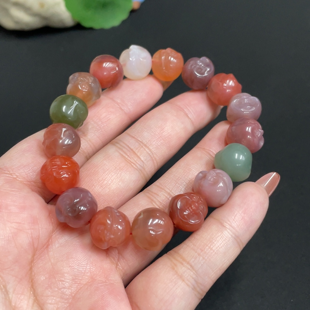 H35099967 Yanyuan Agatha Buddha Bead Bracelet