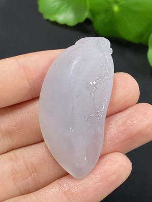 F42968832 翡翠福瓜挂件 毛货 货品总重约17.55g