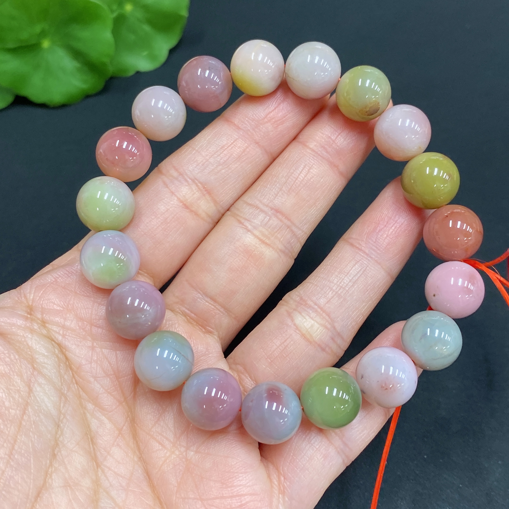 H32758803 Yanyuan Agate Bracelet   approx.10.6mm   total weight approx.31.6g