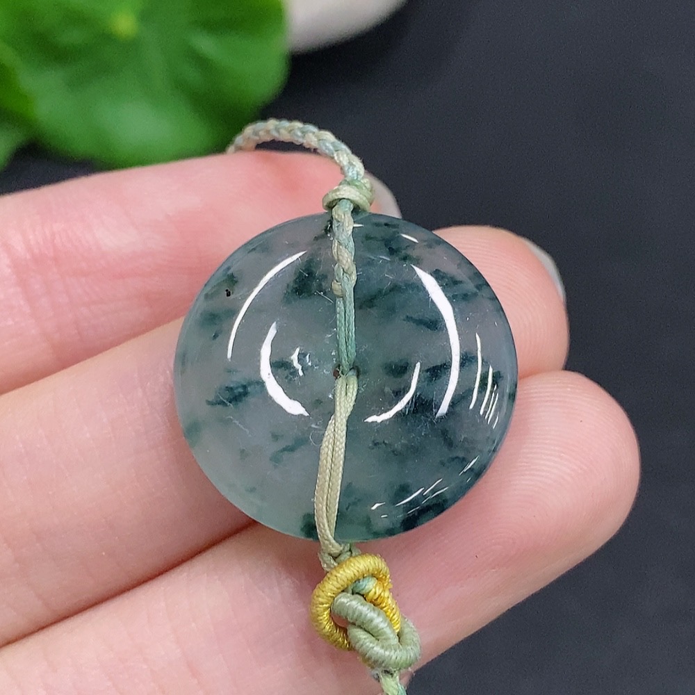 F33941841 Jadeite Safety Buckle Bracelet, Total Weight Approx. 5.2g