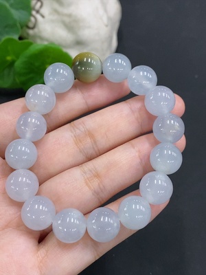 F33933333 Jadeite Bead Necklace Approx. 11.5mm Total Weight Approx. 46.1g (Matching Beads Non-A)