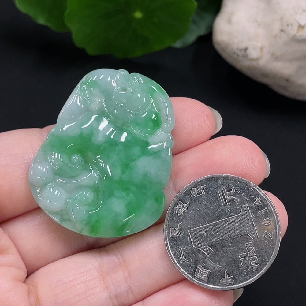 F31675451 JadeiteRuyi Pendant, Total Weight Approx. 12.5g