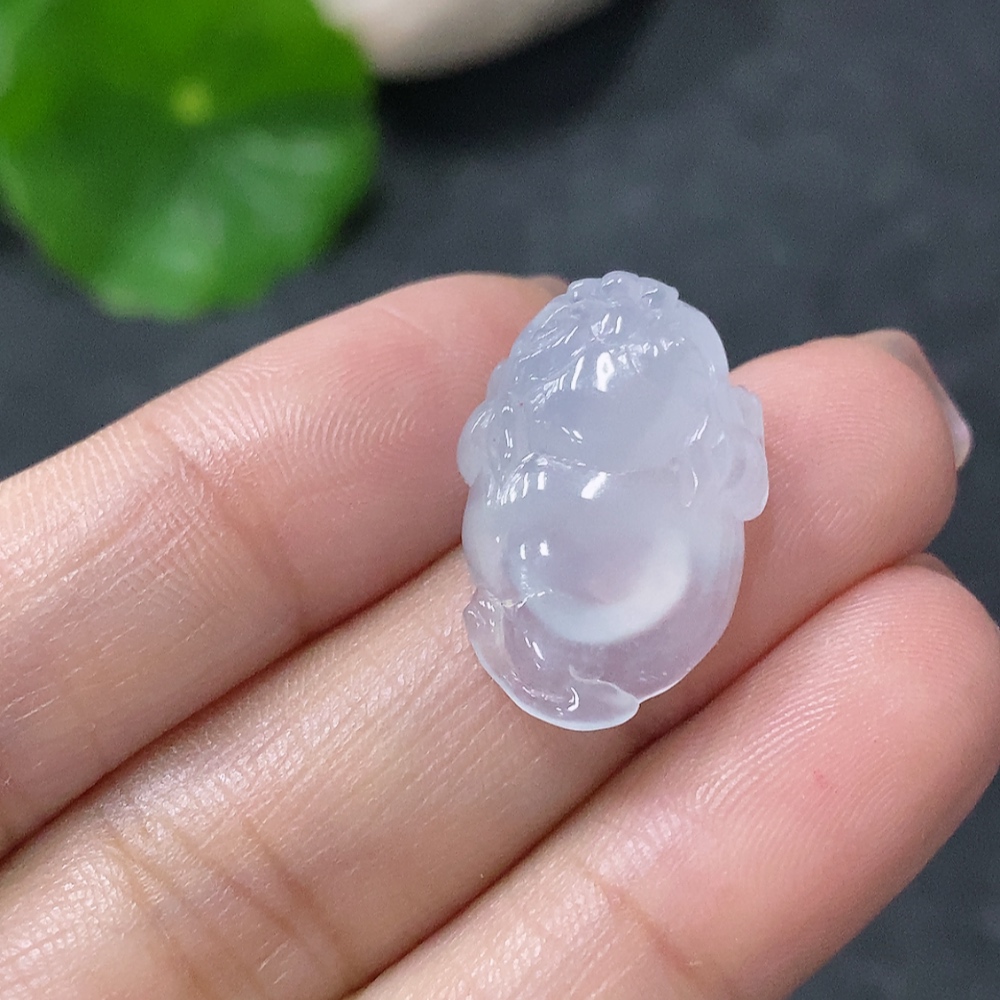 F34030730 Jadeite Pendant Golden Toad Total Weight Approx. 2.85g