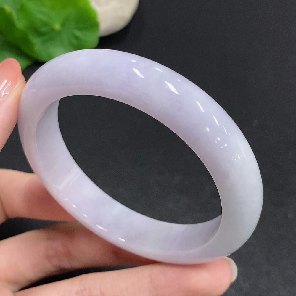 F34003077 Jadeite Round Bracelet, Total Weight Approx. 59.2g, Size 57