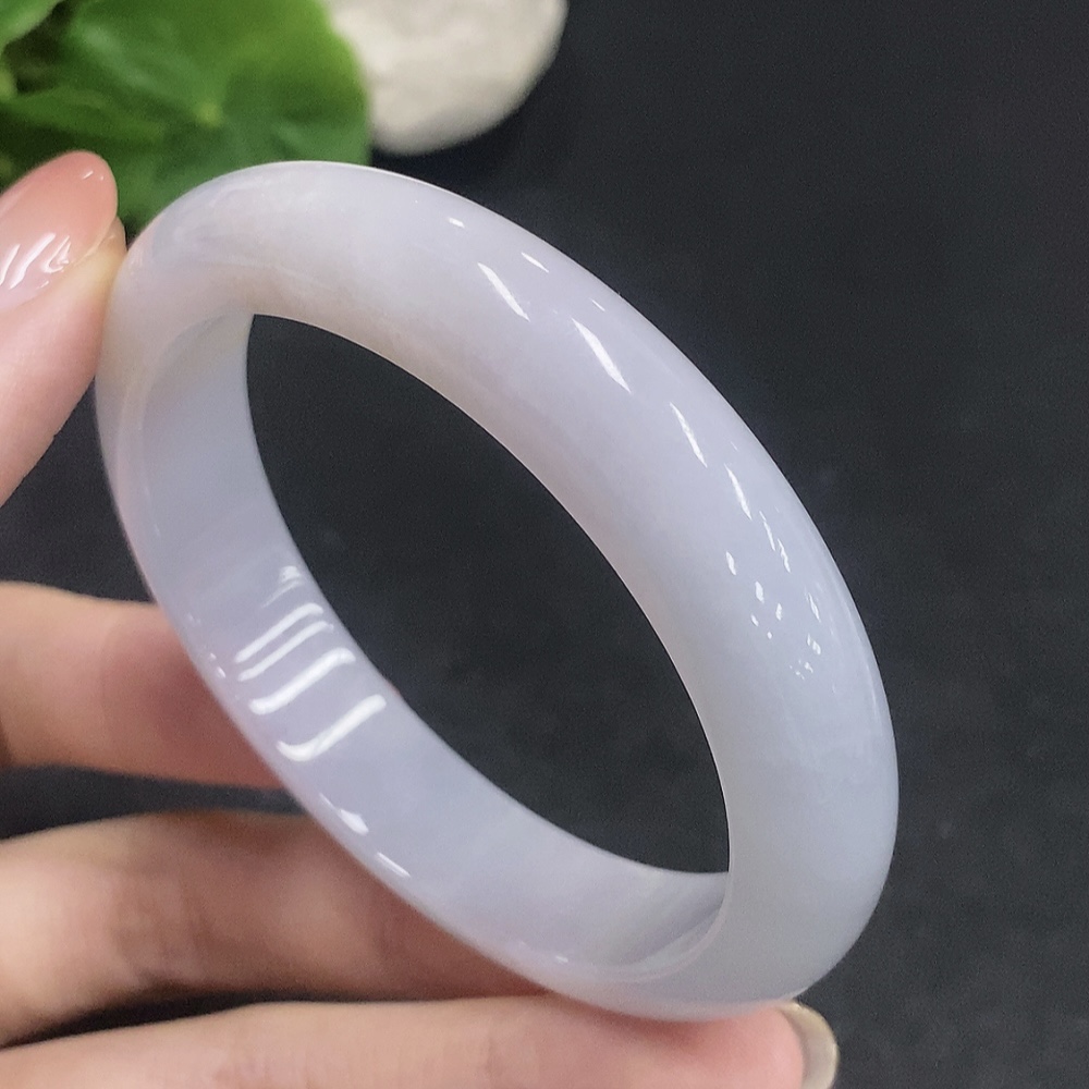 F34035153 Jadeite Regular Round Bracelet Total Weight Approx. 51.5g Size 56