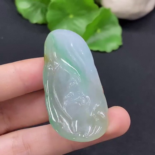 F33866452 Jadeite Phoenix Pendant