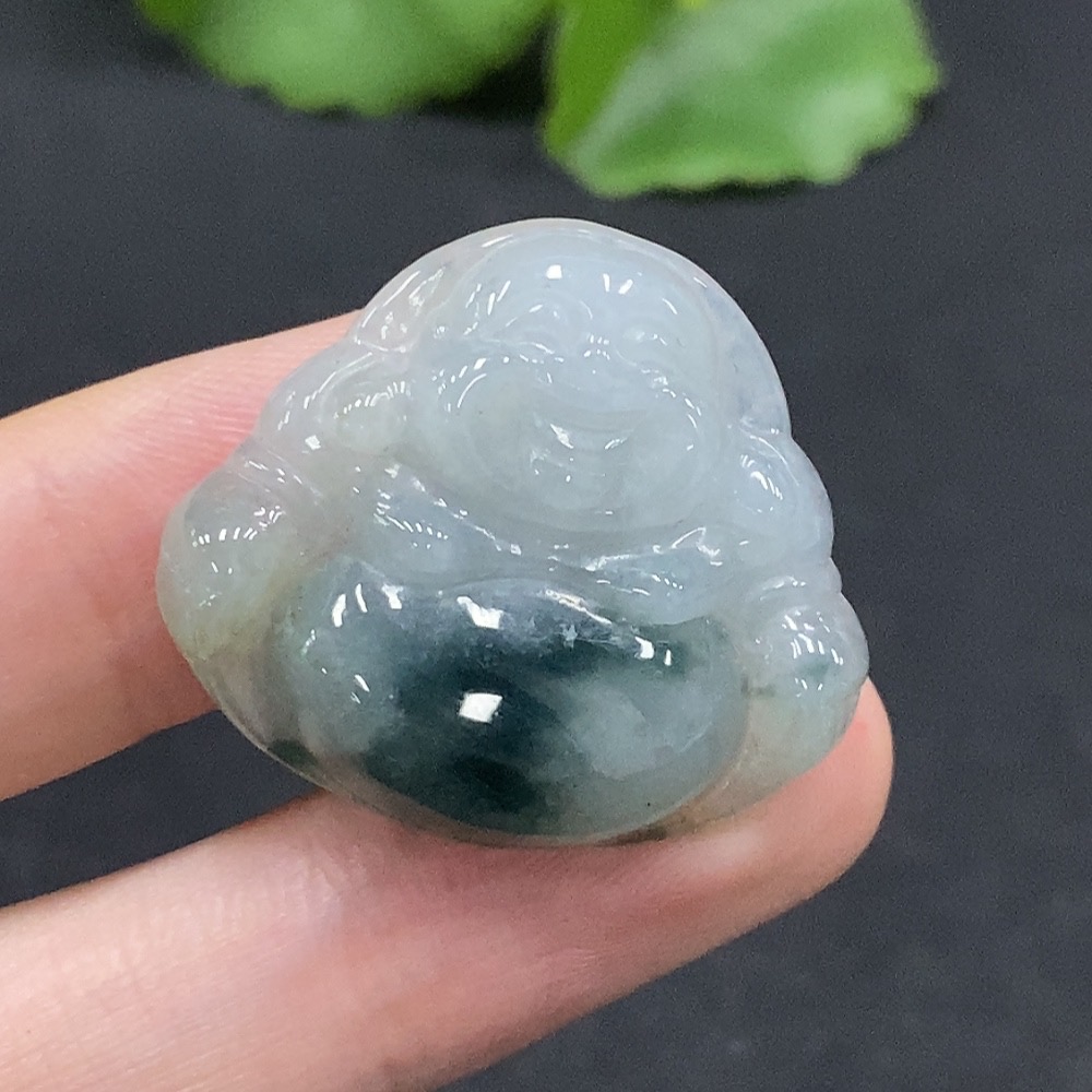 F33894519 Jadeite Buddha Pendant Total Weight Approx. 6.82g