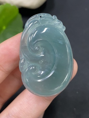 F28249373 Jadeite Pendant Total Weight Approx.8.54g Ruyi