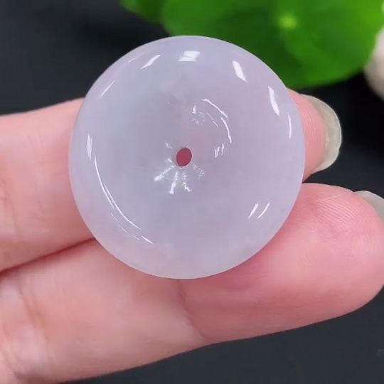 F30454612 JadeitePendant Peace Buckle Total Weight Approx. 7.6g