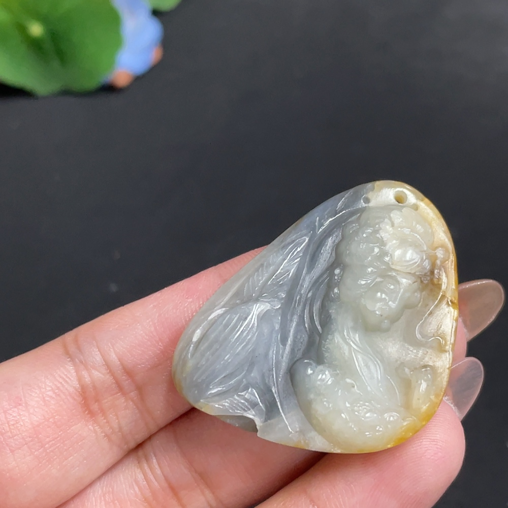 H31678442 Hetian Jade Pendant - Jade Beauty